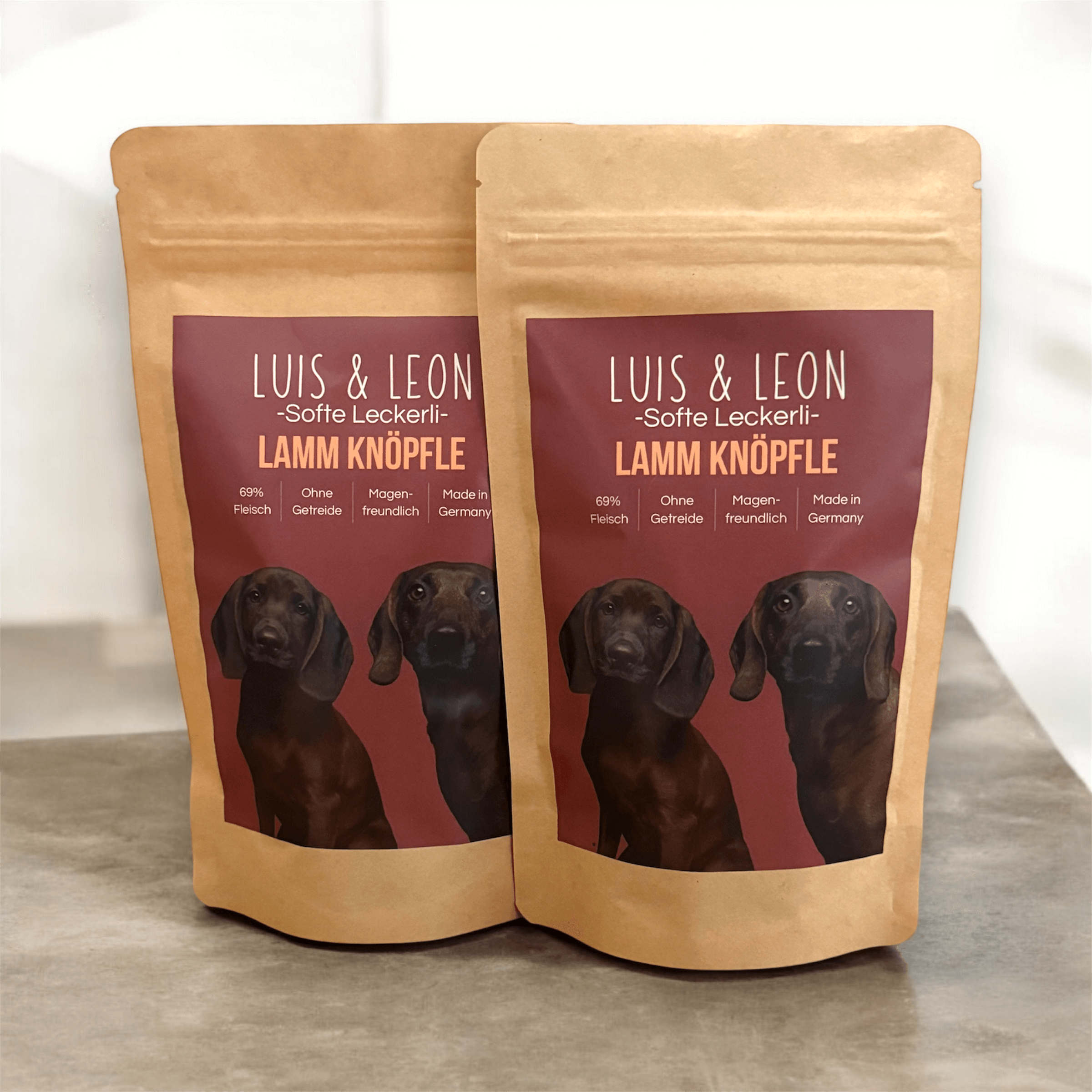 LUIS & LEON Lamm Knöpfle – Weiche Hundeleckerlis mit 69% Lammfleisch - LUIS & LEON