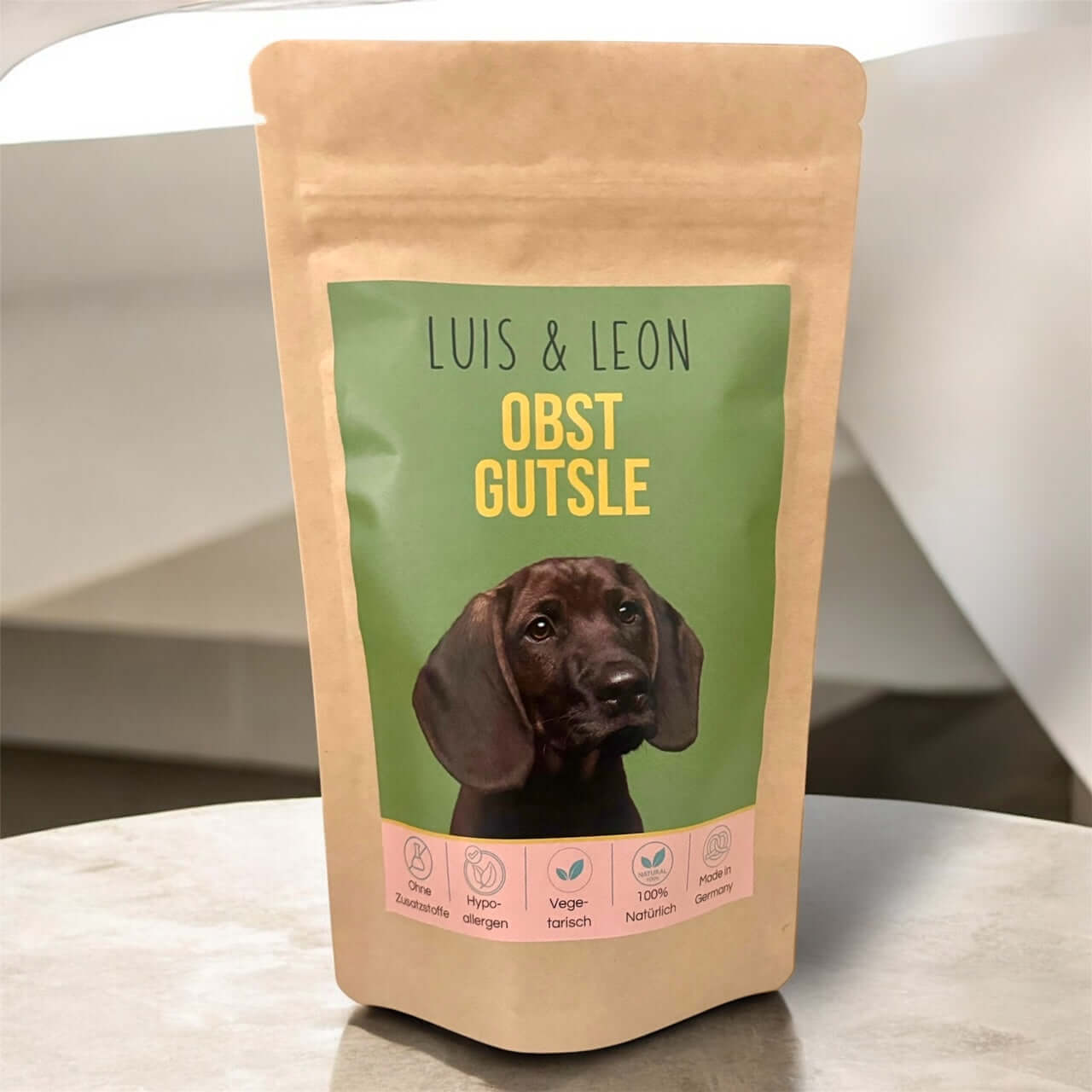 LUIS & LEON Obst Gutsle - Vegane Hundeleckerli, Apfel - LUIS & LEON