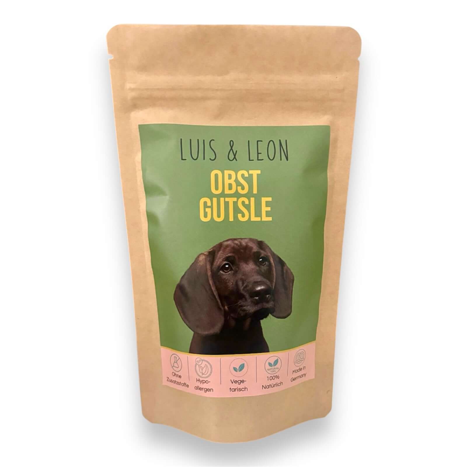 LUIS & LEON Obst Gutsle - Vegane Hundeleckerli, Apfel - LUIS & LEON