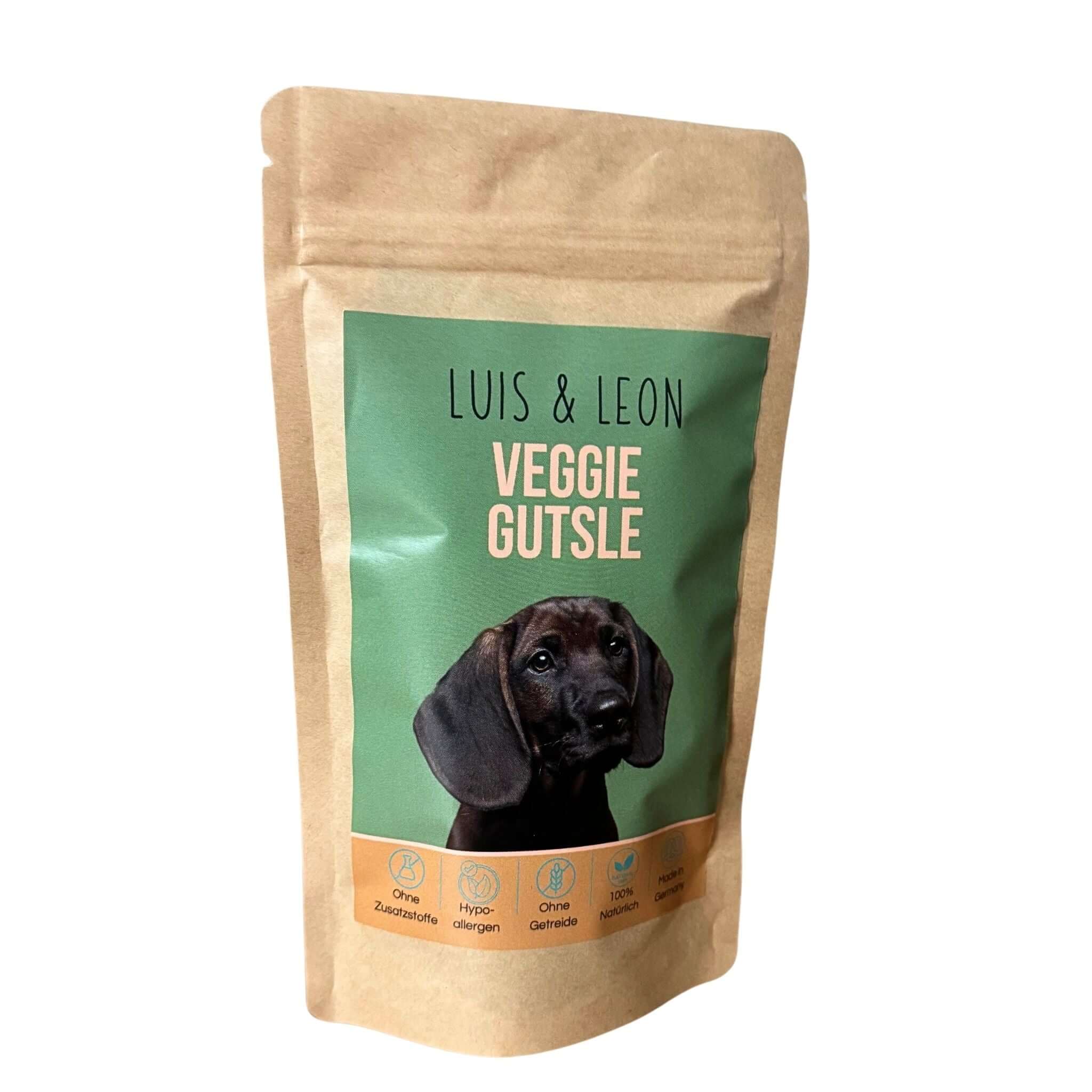 LUIS & LEON Veggie Gutsle – Pflanzliche Hundeleckerli, Glutenfrei - LUIS & LEON