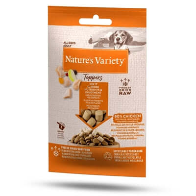 Natures Variety - Gefriergetrocknete Leckerli & Topper Huhn - LUIS & LEON