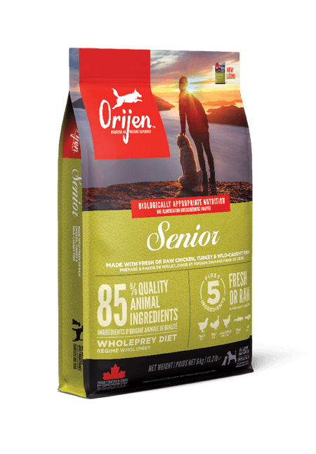 Orijen Senior Trockenfutter für Hunde – für ältere Hunde, reich an tierischen Zutaten - LUIS & LEON