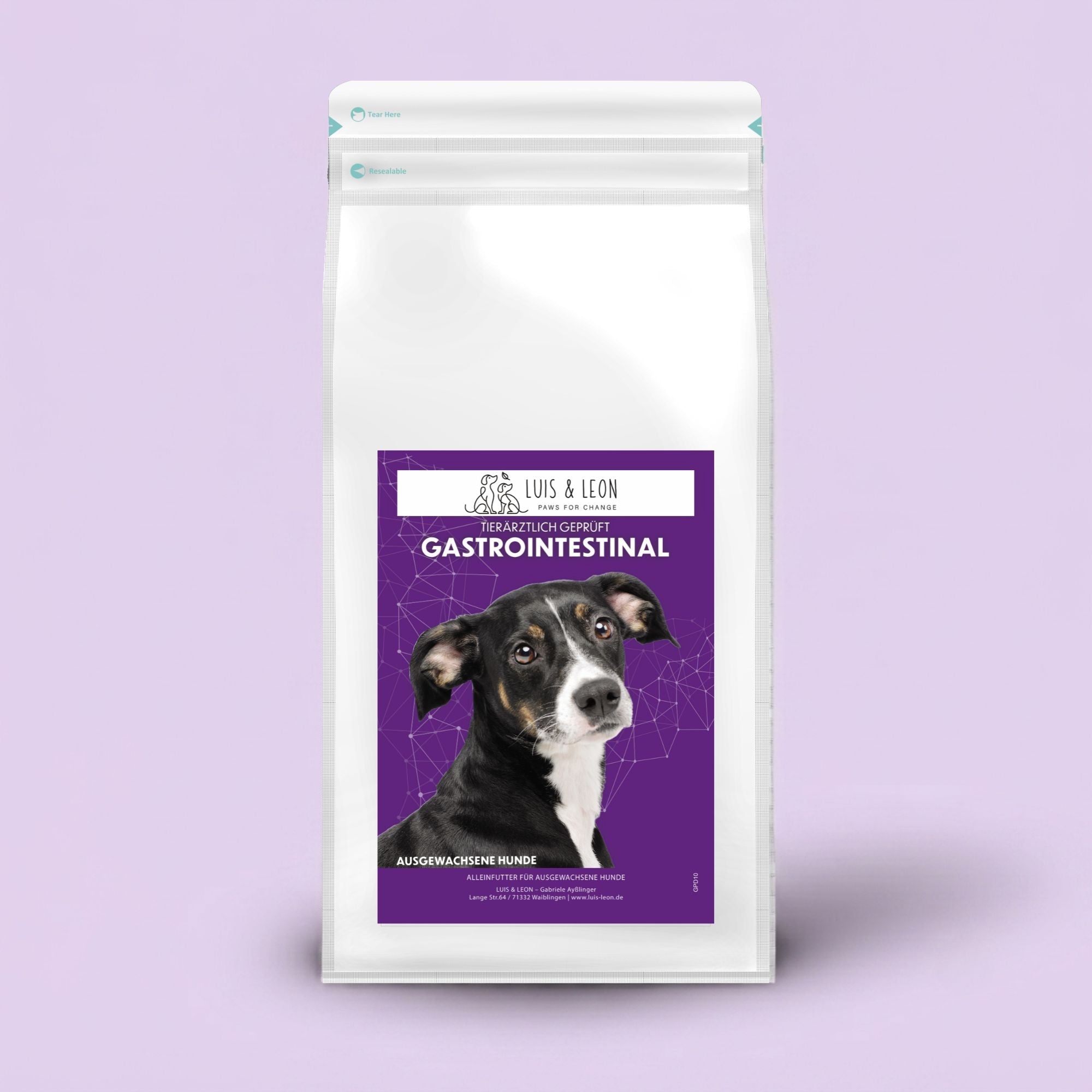 Peptid Trockenfutter für sensible Hunde – Gastrointestinal - LUIS & LEON