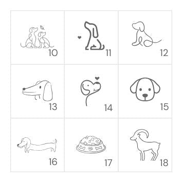 Personalisierte Hundemarke Edelstahl Knochen – Motiv - LUIS & LEON