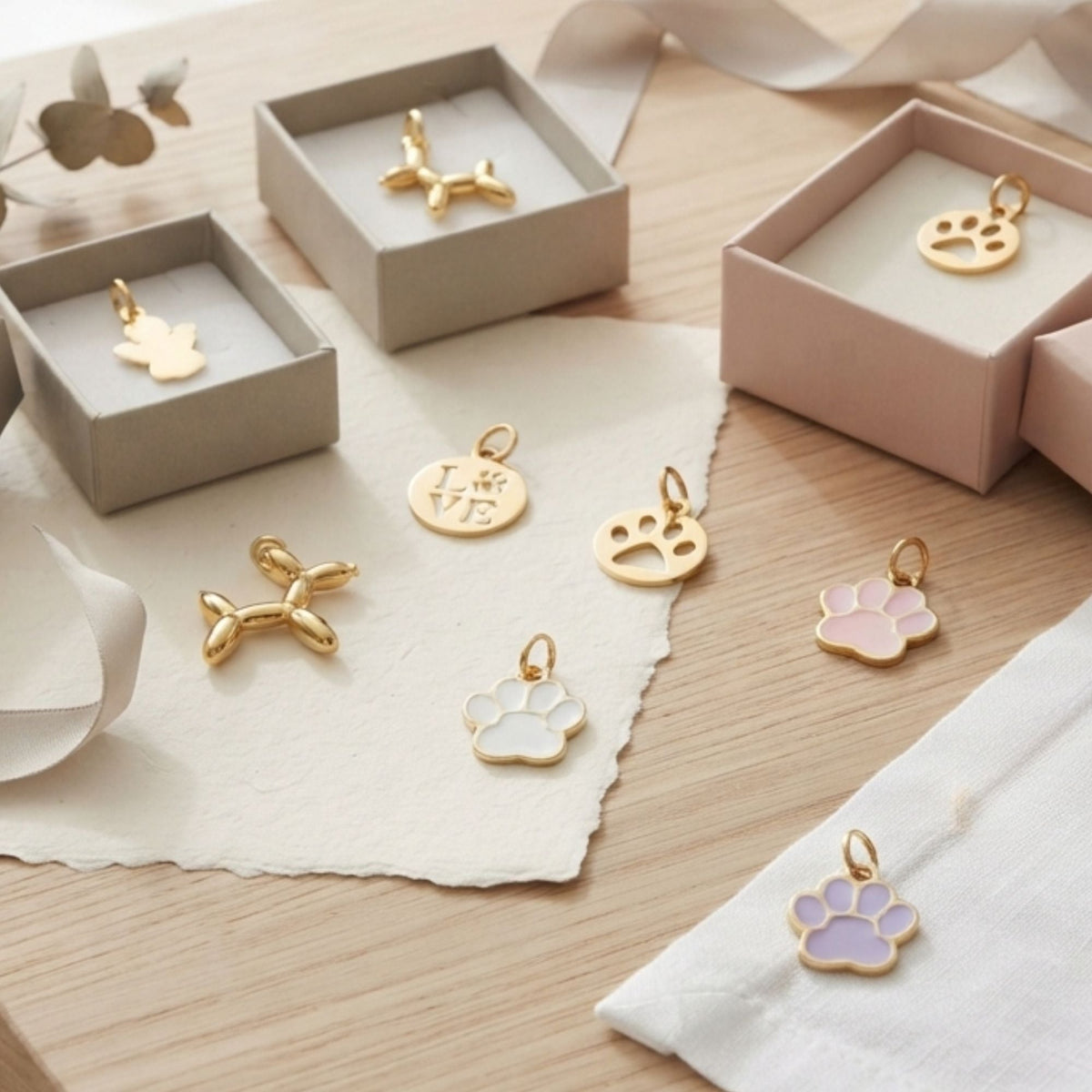 Personalisierte Hundemarke Edelstahl Rund – Symbol, Motiv - LUIS & LEON