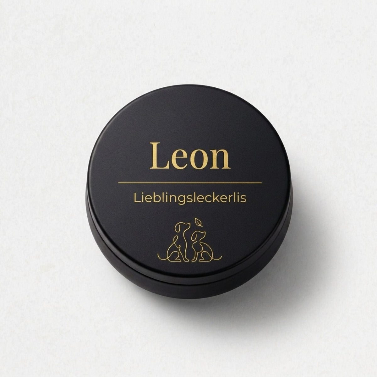Personalisierte Leckerlidose für Hunde mit Gravur – Design Pure - LUIS & LEON