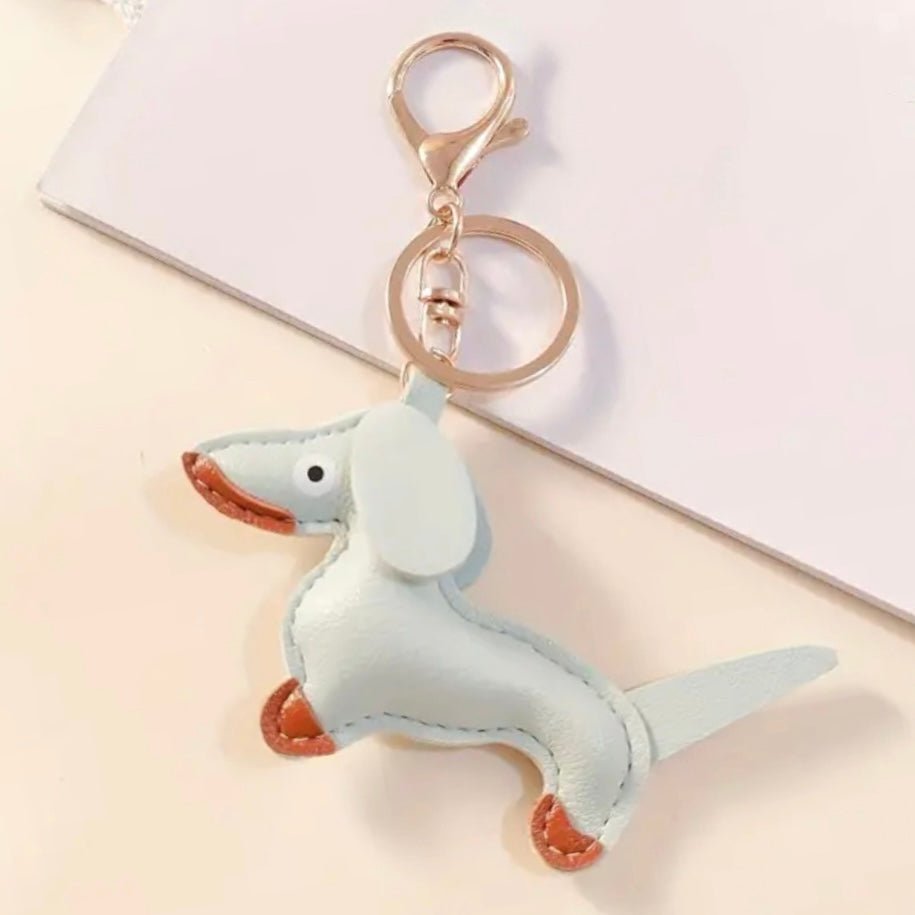 Personalisierter LUIS & LEON Dackel - Schlüsselanhänger – Kunstleder - LUIS & LEON