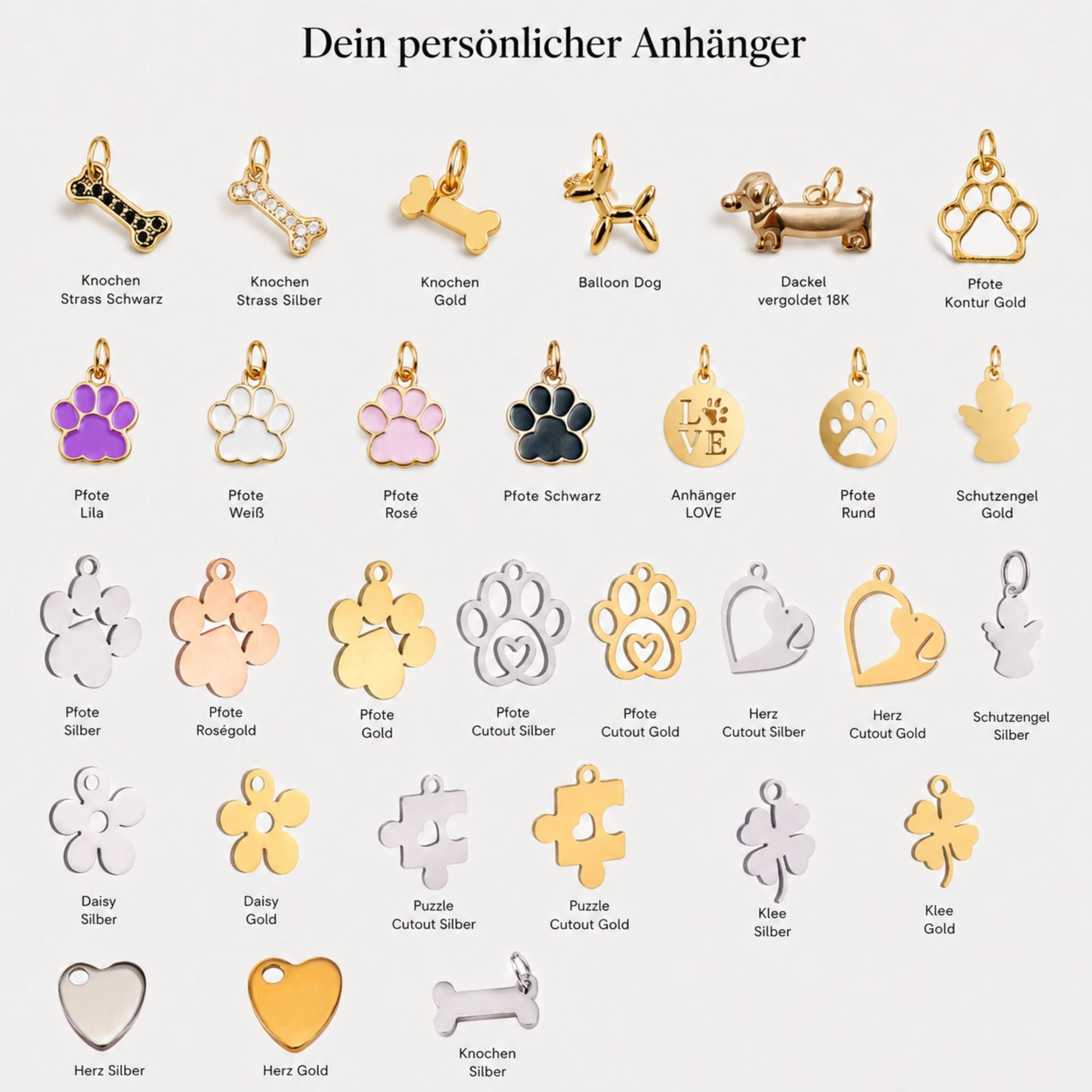 Personalisiertes Hundehalsband Kordsamt – Gold - LUIS & LEON