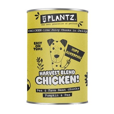 PLANTZ Chicken pflanzenbasiertes Hundefutter – veganes Nassfutter mit hähnchenähnlicher Textur - LUIS & LEON