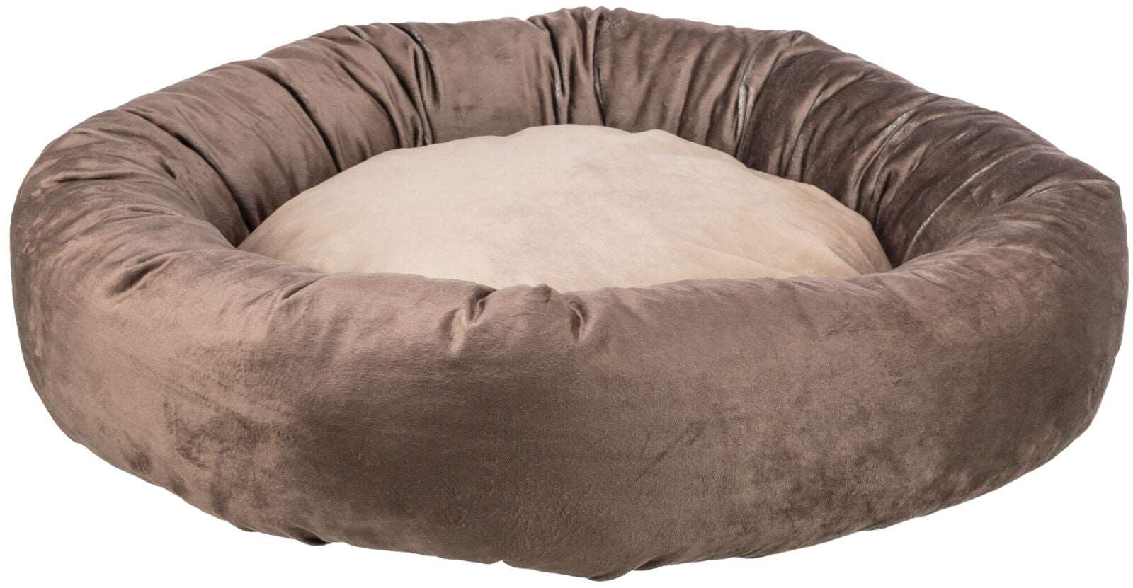 Trixie Be Eco Hundebett Lionel - Basic Edition, Braun, Rund, Recycelt - LUIS & LEON