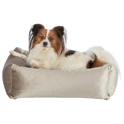 Trixie Be Eco - Hundebett Malia Soft Edition, Gold - Sand, Recycelt - LUIS & LEON