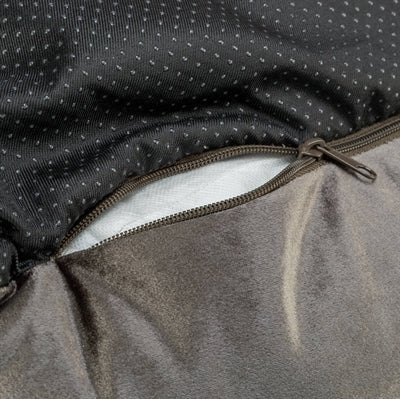 Trixie Be Eco Hundebett Malia - Soft Edition, samtig, dunkelgrau &nachhaltig - LUIS & LEON