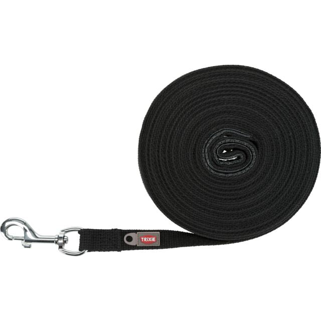Trixie Schleppleine - mit Handschlaufe, schwarz - LUIS & LEON