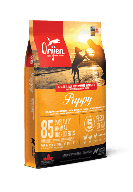 Welpenfutter ORIJEN Puppy - 85 % tierische Zutaten, getreidefrei - LUIS & LEON