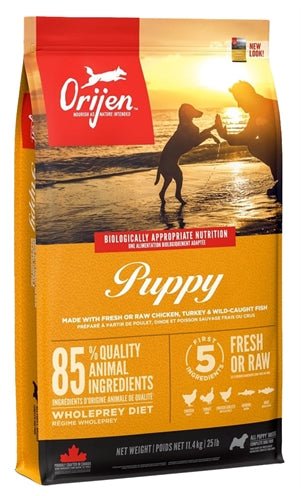 Welpenfutter ORIJEN Puppy - 85 % tierische Zutaten, getreidefrei - LUIS & LEON