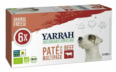 Yarrah Hundepastete Multipack Rindfleisch