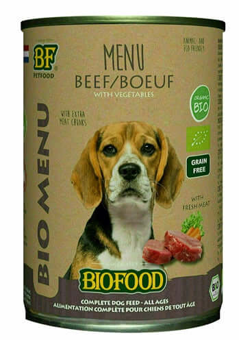 Biofoodbio-Hundefleisch Menü-Dose