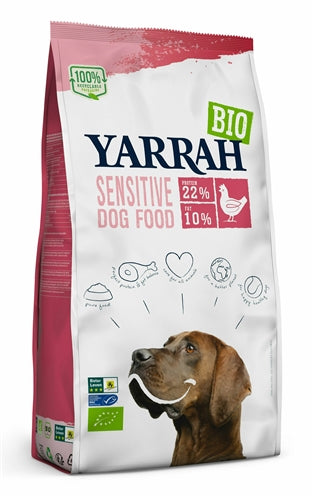 Yarrah Dog Bio-Bröckchen Von Empfindlichem Huhn Ohne Zuckerzusatz