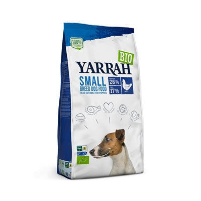 Yarrah Dog Organic Chunks Kleine Breite Hühner