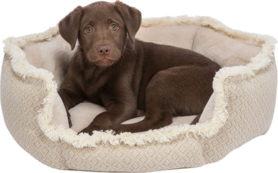 Trixie Hund Korb Boho Eckig Beige