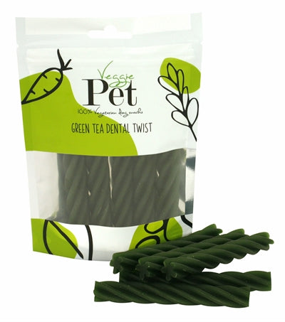 Veggie Pet Grüner Tee Dental Twist