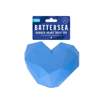 Battersea Futterkugel Herzgummi Blau