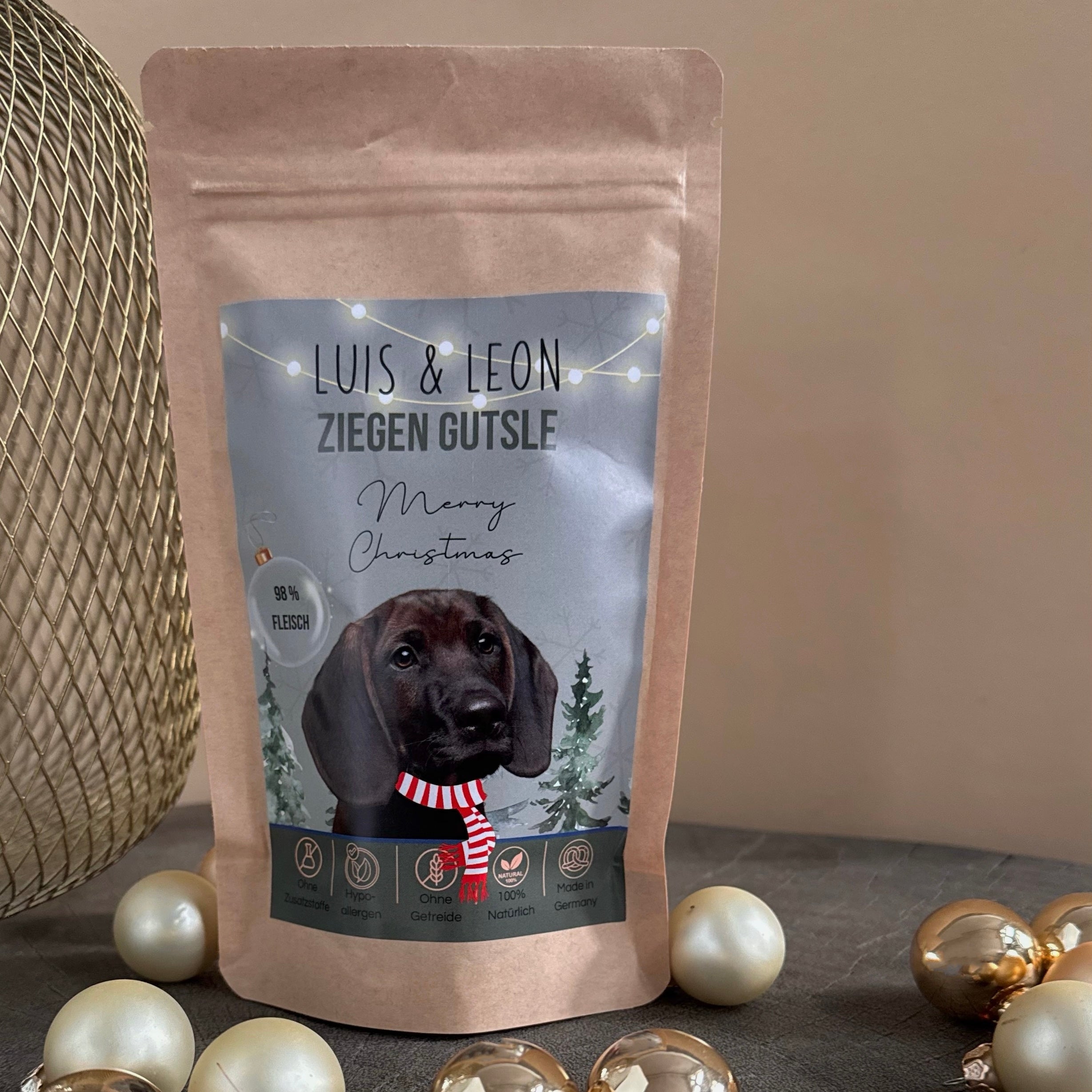 LUIS & LEON Weihnachts-Bundle – 3 Sorten festliche Hundeleckerli