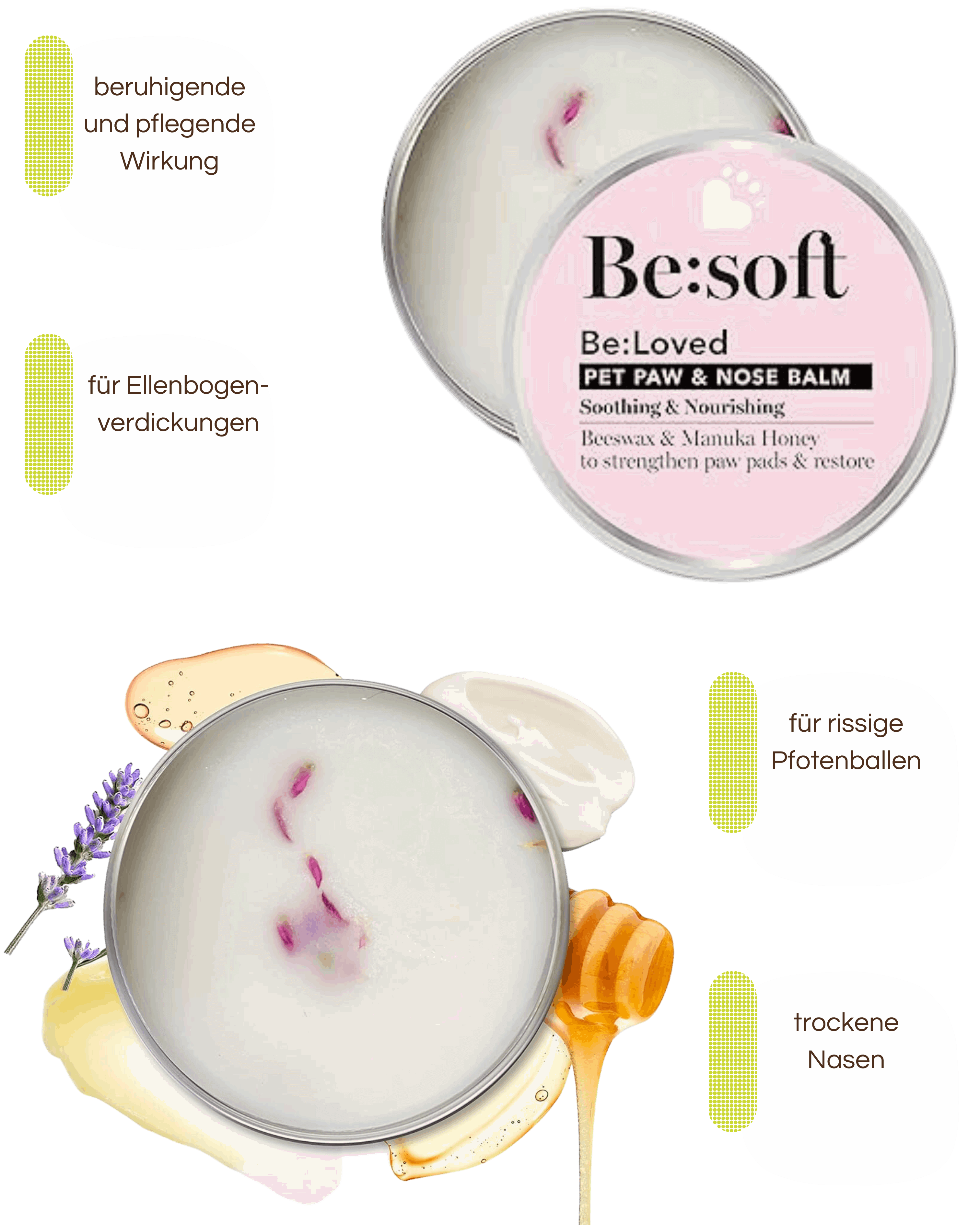 Be:Loved - Be:Soft PetNose & Paw Balm