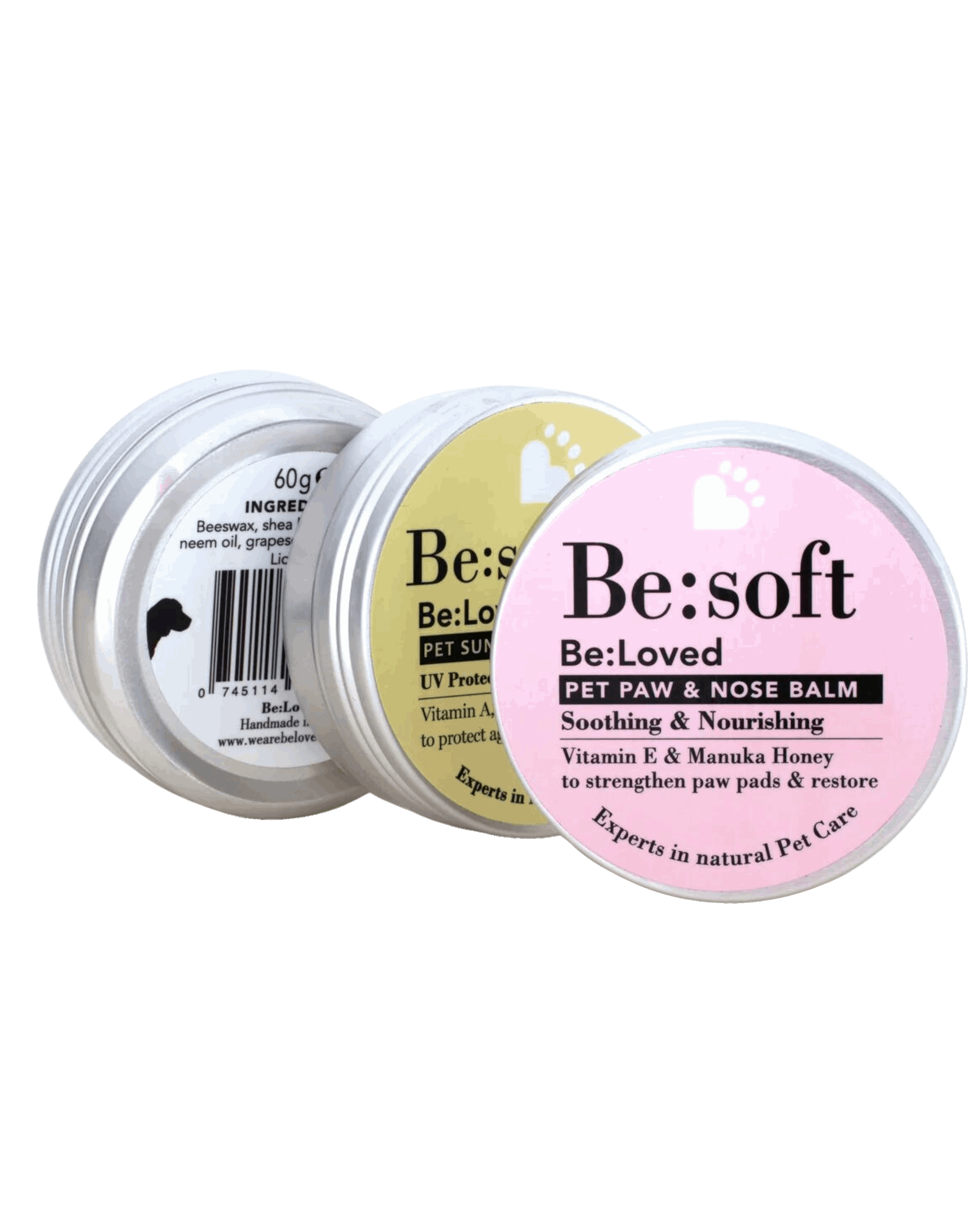 Be: Loved - Geschenkset: 2 Nose and Paw Balms