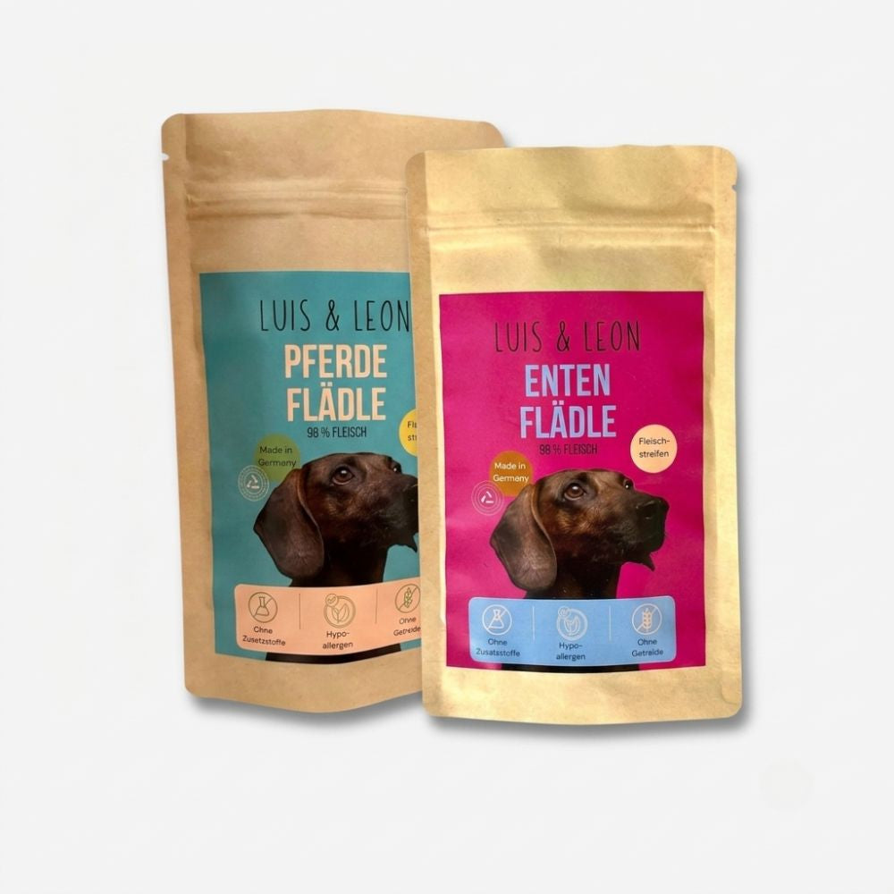 Fleischstreifen Flädle Bundle – Pferd & Ente