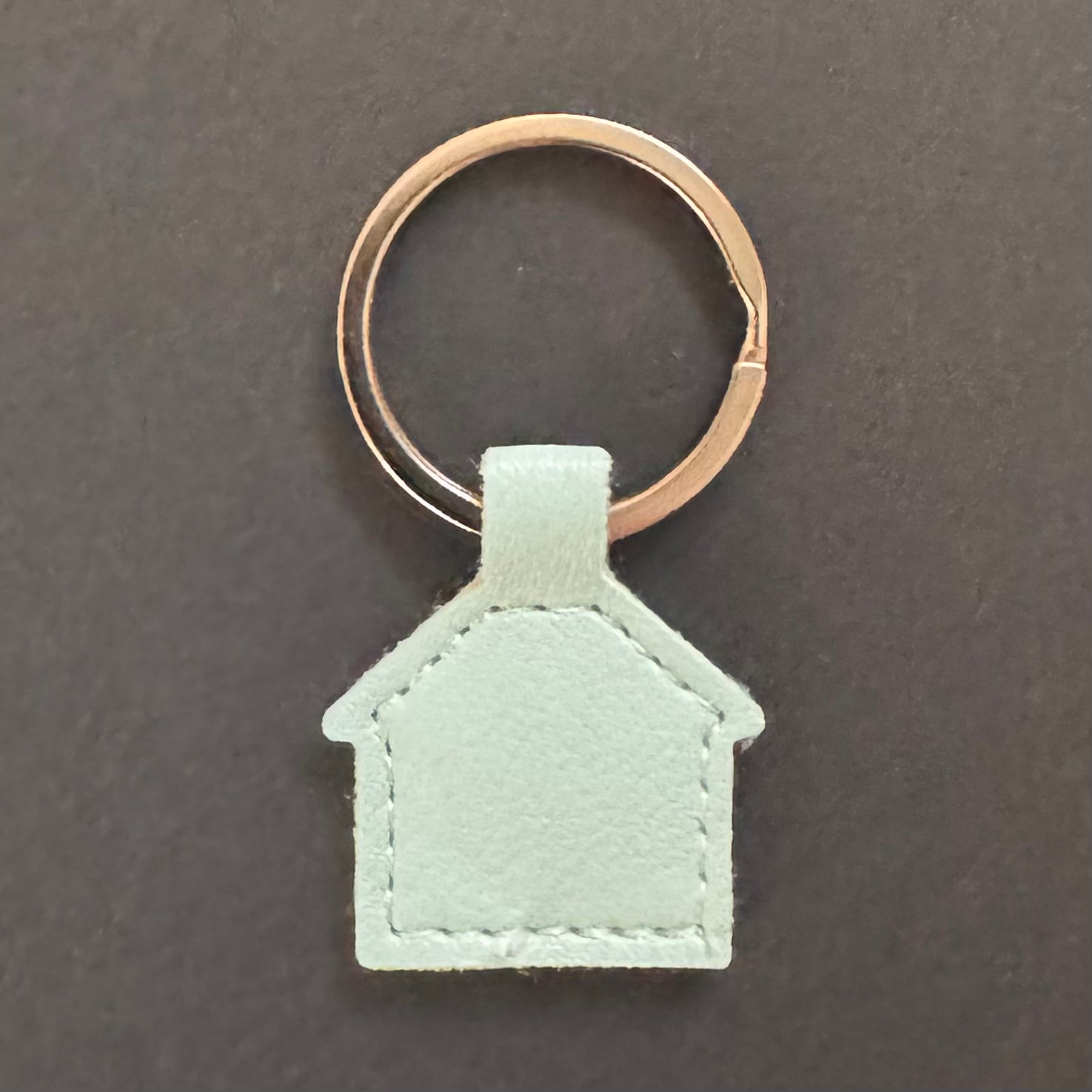 Hundemarke LUIS & LEON Haus – Kunstleder, geräuschlos & gravierbar