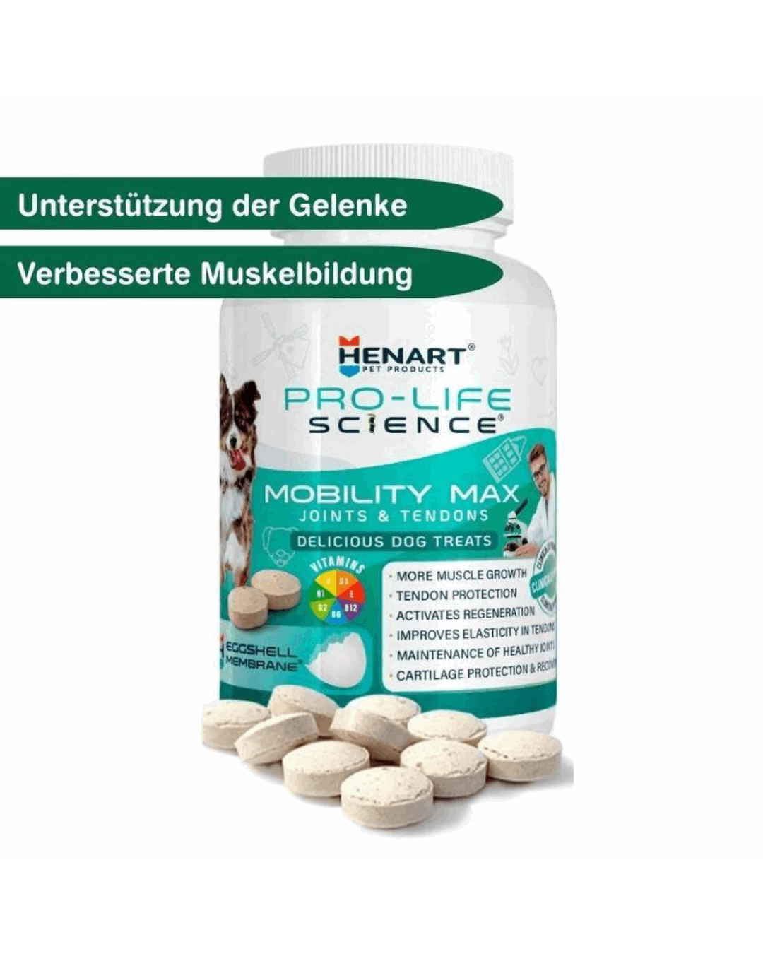 HenArt Pro-Life Science Mobility-Max - Ergänzungsfuttermittel für Gelenke & Sehnen - LUIS & LEON