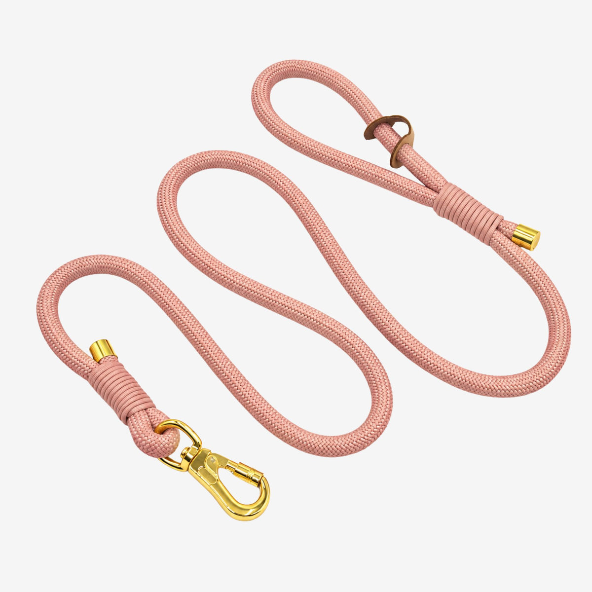 Hundeleine aus Tau – Gold
