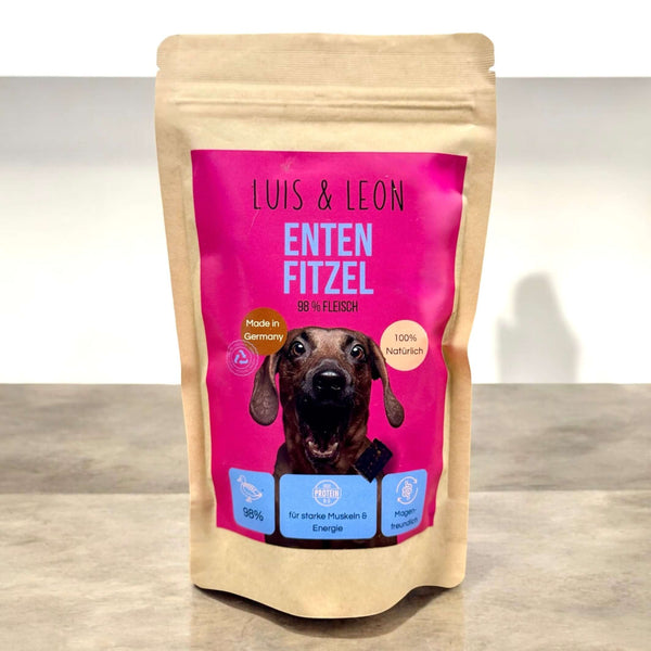 LUIS & LEON Enten Fitzel - Hundeleckerli – 98% Fleisch