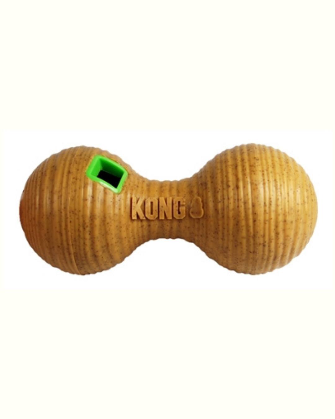 Kong Bambus Feeder Dumbbell - Snack Ball, Futter-Hantel - LUIS & LEON