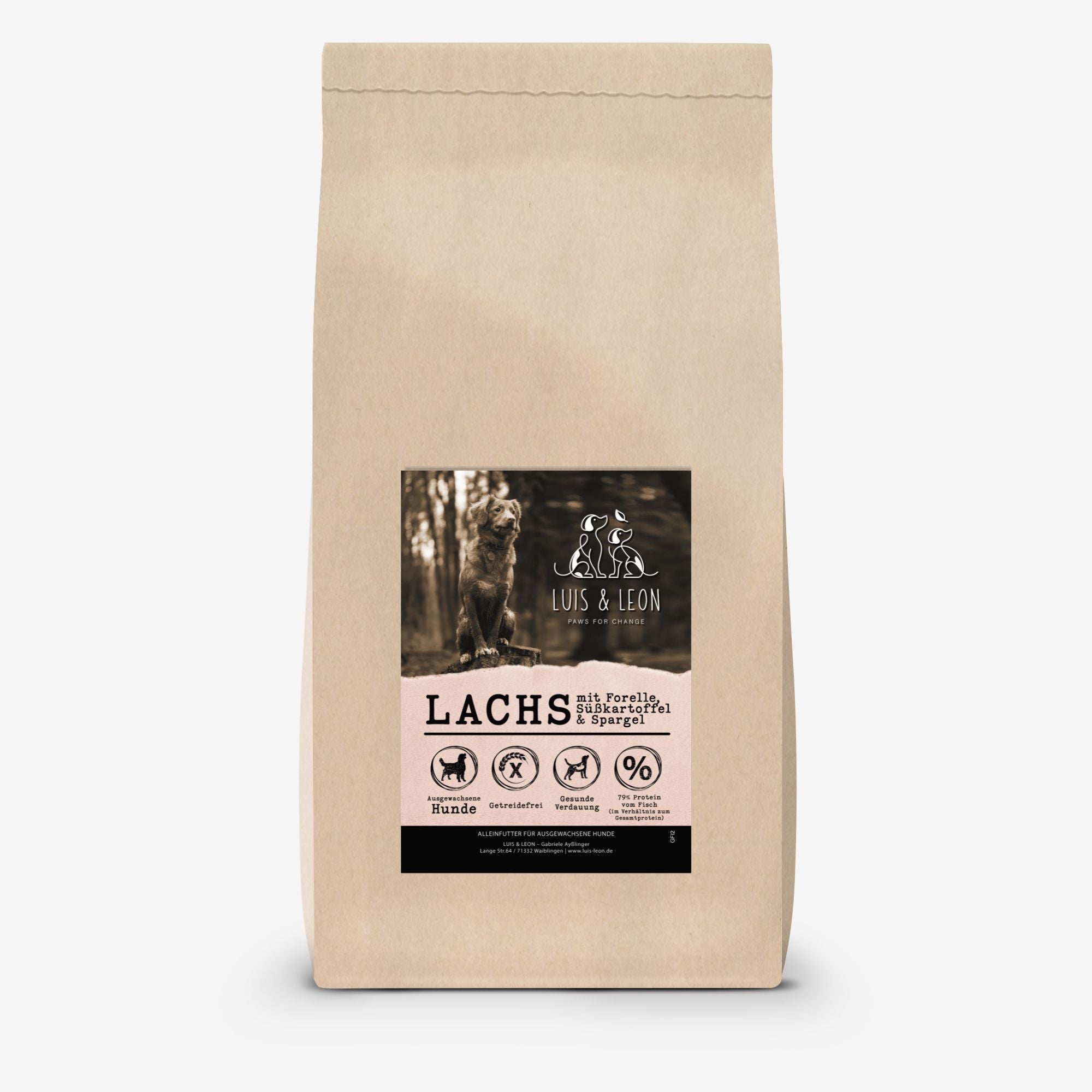 Hundefutter Lachs & Forelle – Trockenfutter Klassik