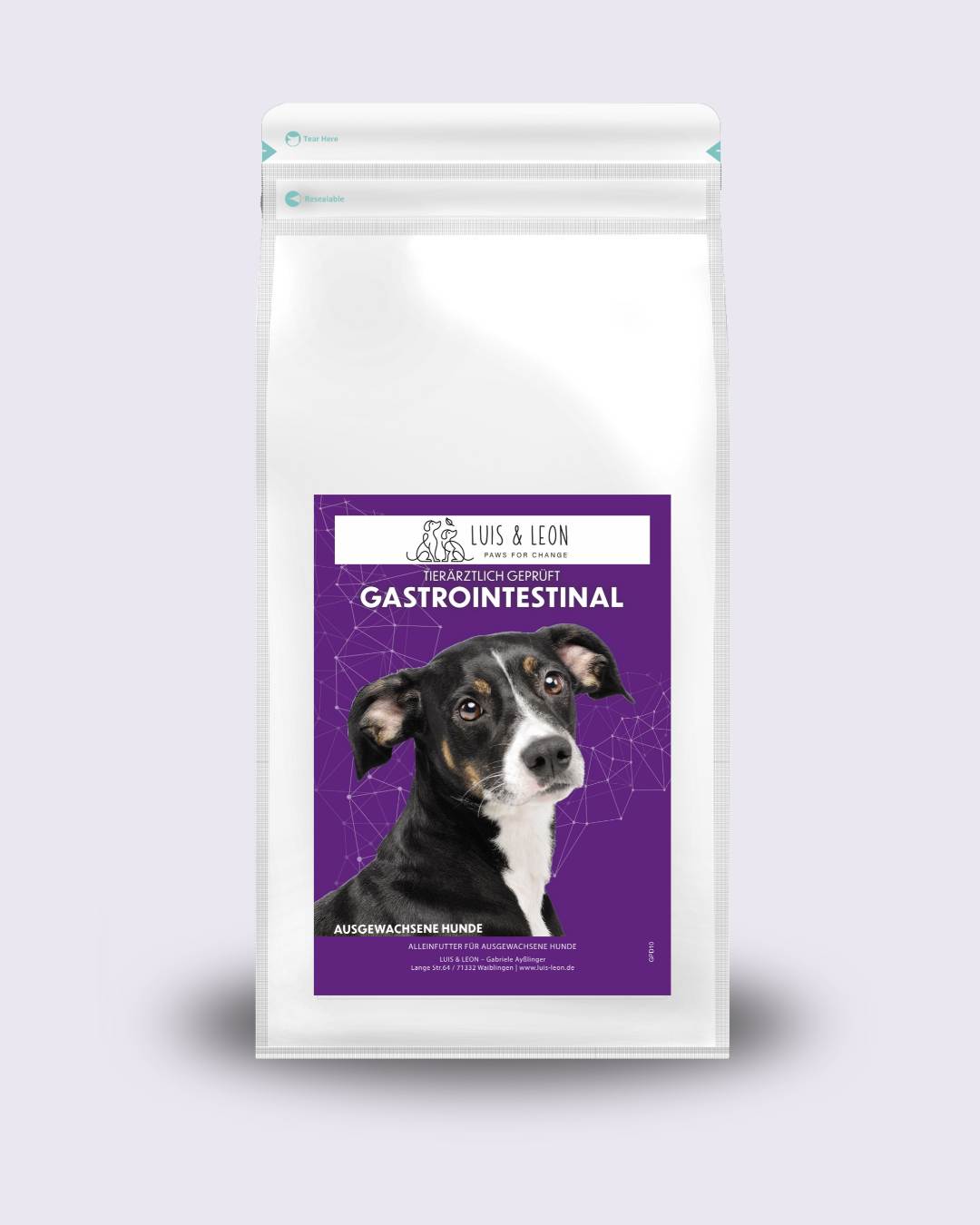 LUIS & LEON Gastrointestinal – Trockenfutter für erwachsene Hunde mit empfindlichem Magen