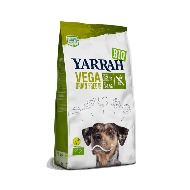 YARRAH Bio-Hundefutter Vega Grain-Free - Ultra Sensitive -  Vegetarisch - Getreidefrei