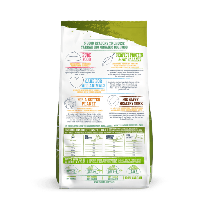 YARRAH Bio-Hundefutter Vega Grain-Free - Ultra Sensitive -  Vegetarisch - Getreidefrei - Luis & Leon