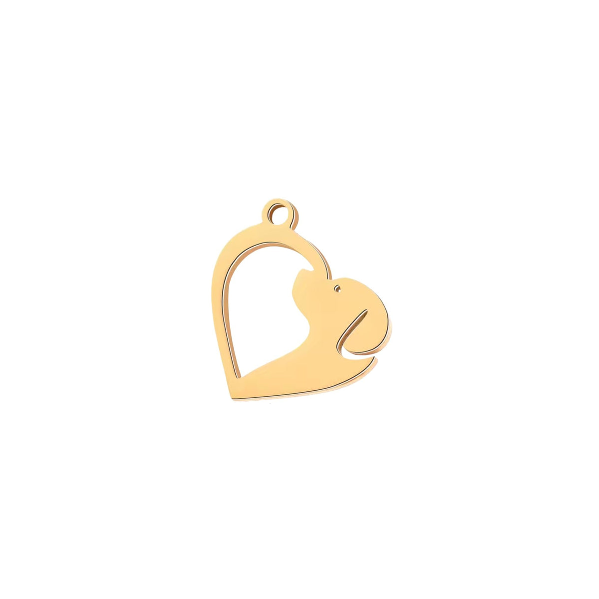 Anhänger Herz Cutout Gold - LUIS & LEON