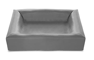 Bia Bed Cover aus Kunstleder für Hundebett - Bia Bed Bezug Grau - LUIS & LEON