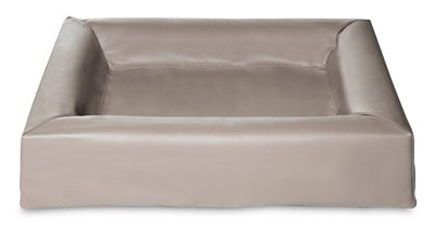 Bia Bed Cover aus Kunstleder für Hundebett - Bia Bed Bezug Taupe - LUIS & LEON