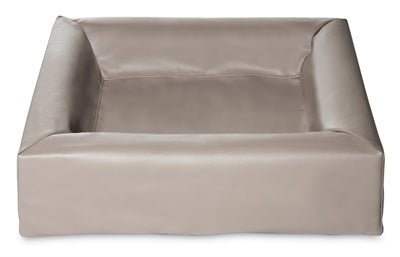 Bia Bed Cover aus Kunstleder für Hundebett - Bia Bed Bezug Taupe - LUIS & LEON
