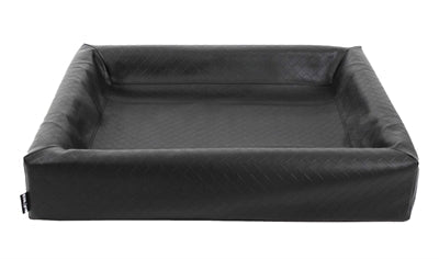 Bia Bed Original Hundebett Schwarz Square – zeitloser Schlafplatz für Hunde - LUIS & LEON