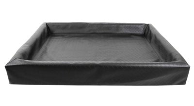 Bia Bed Original Hundebett Schwarz Square – zeitloser Schlafplatz für Hunde - LUIS & LEON