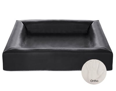 Bia Bed Ortho Hundebett Schwarz – orthopädischer Schlafplatz für Hunde - LUIS & LEON