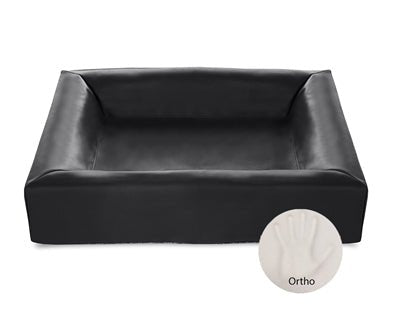 Bia Bed Ortho Hundebett Schwarz – orthopädischer Schlafplatz für Hunde - LUIS & LEON