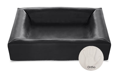 Bia Bed Ortho Hundebett Schwarz – orthopädischer Schlafplatz für Hunde - LUIS & LEON