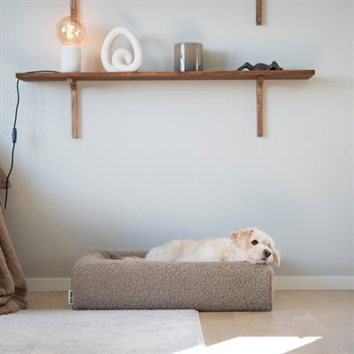 Bia Premium Teddy Cover Beige – weicher Teddy - Bezug für Bia Hundebett - LUIS & LEON