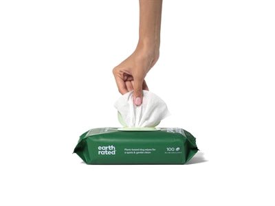 Earth Rated Dog Wipes Lavender - Feuchttücher Lavendel, Kompostierbar - LUIS & LEON